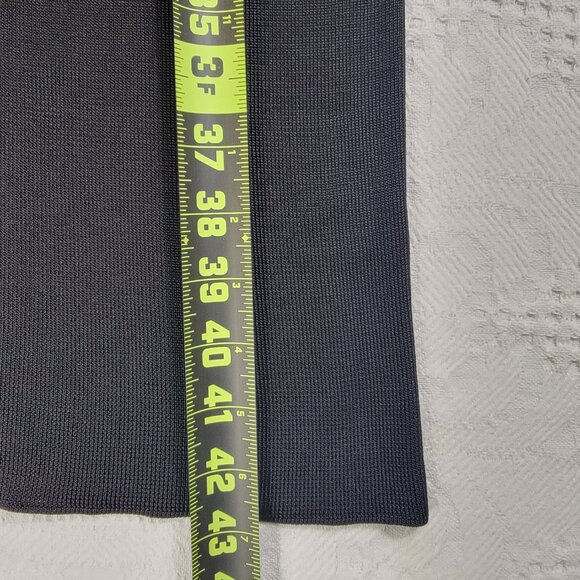 Vintage J. Crew bodycon dress black size medium classic style silky thick - Picture 6 of 16